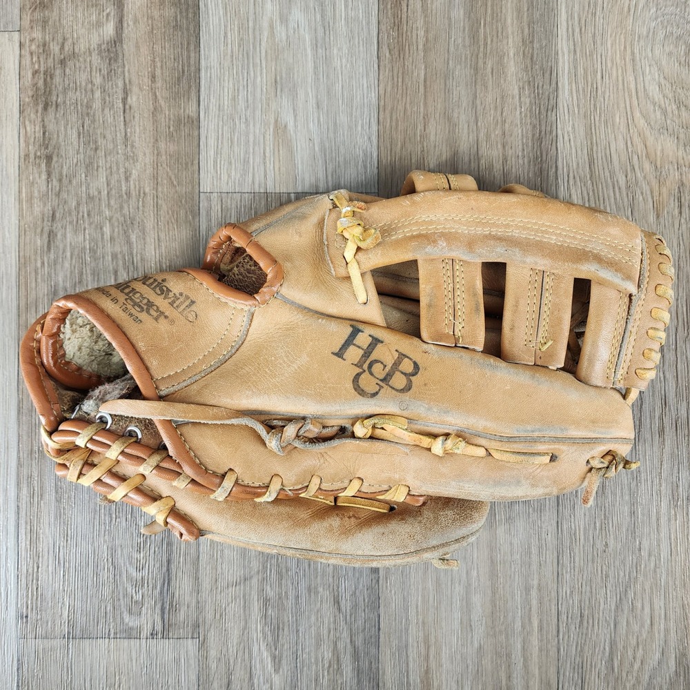 Vintage Louisville Slugger Stopper Pro C0828 Tan Leather Softball Glove 12" RH‎